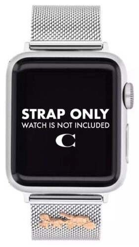 Coach 14700037 Apple Strap (38/40/41mm) Steel Mesh Watch