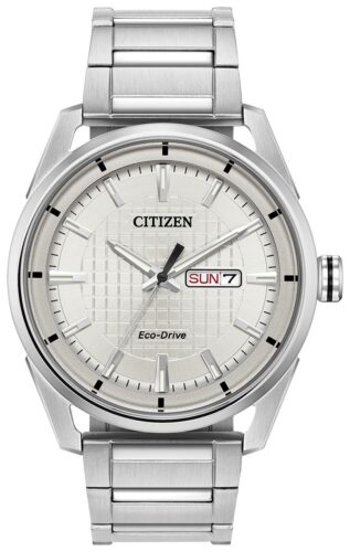 Citizen AW0080-57A Men's Eco-Drive Solar Powered Stainless Watch