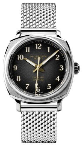 Duckworth Prestex D891-01-ST Verimatic (39mm) Black Fum√É¬© Watch