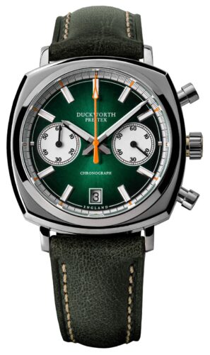 Duckworth Prestex D550-04-E Chronograph 42 (42mm) Green Watch