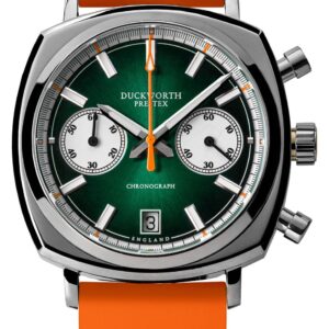 Duckworth Prestex D550-04-OR Chronograph 42 (42mm) Green Watch