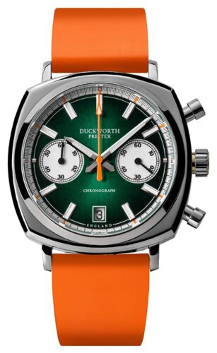 Duckworth Prestex D550-04-OR Chronograph 42 (42mm) Green Watch