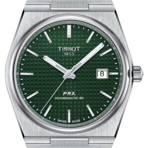 Tissot T1374071109100 PRX Powermatic 80 40mm Automatic Green Watch