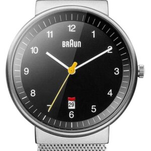 Braun BN0032BKSLMHG Men's BN0032 Classic with Mesh Watch