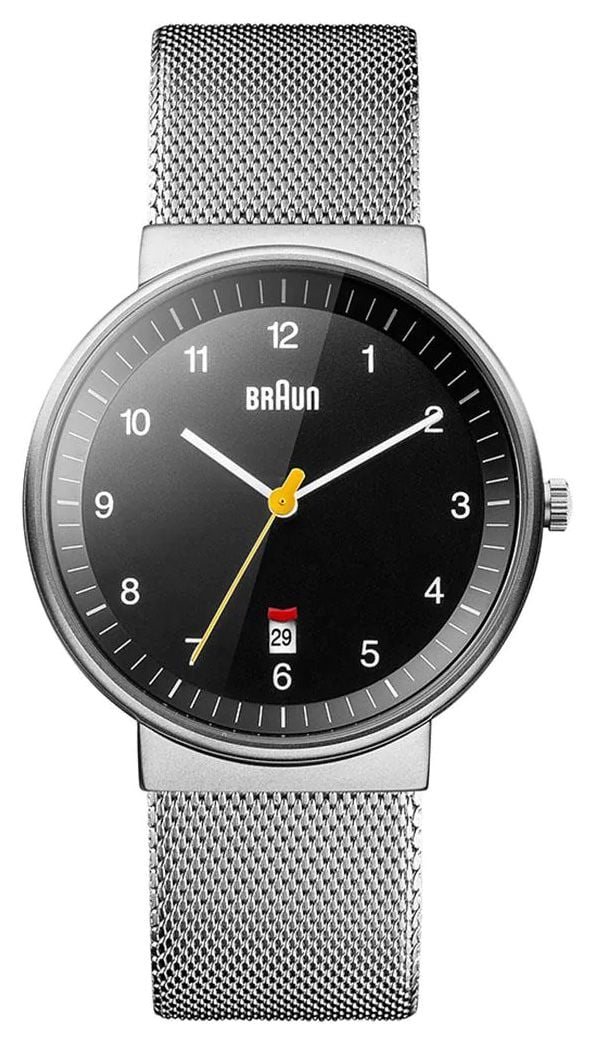 Braun BN0032BKSLMHG Men s BN0032 Classic with Mesh Watch Precision Time