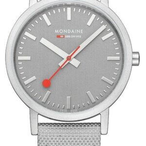 Mondaine A660.30314.80SBH Classic 36 Mm Good Gray Watch