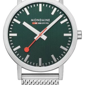 Mondaine A660.30360.60SBJ Classic 40 Mm Forest Green Dial Watch