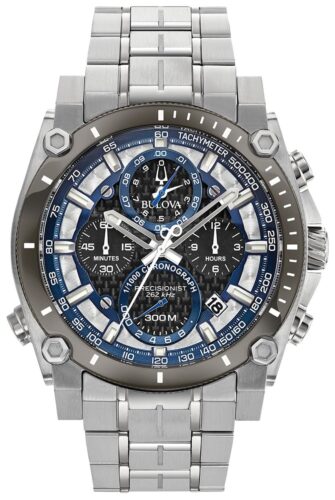 Bulova 98B316 Precisionist Quartz Chronograph 46mm Watch