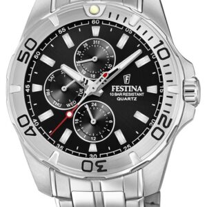 Festina F20445/3 Men's Multi-Function With Steel Watch