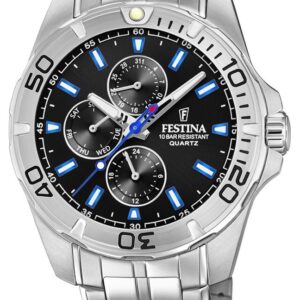 Festina F20445/6 Men's Multi-Function With Steel Watch