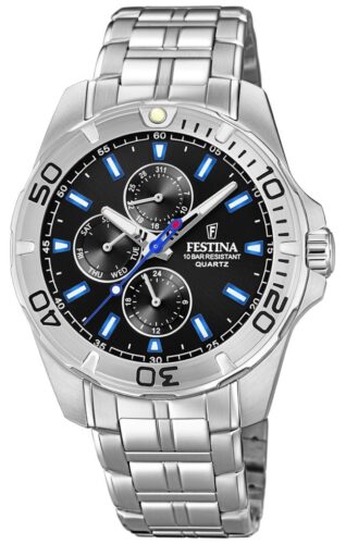 Festina F20445/6 Men's Multi-Function With Steel Watch