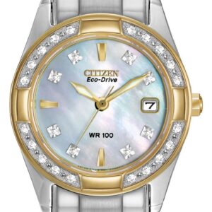 Citizen EW1824-57D Women's Regent 28 Diamond Stainless Steel Watch