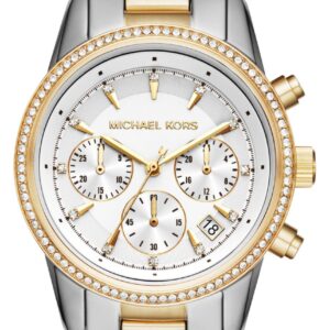 Michael Kors MK6474 Women's Ritz Two-Tone Chronograph Watch