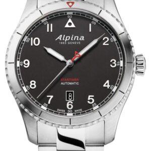 Alpina AL-525BW4S26B Startimer Pilot Automatic (41mm) Black Watch