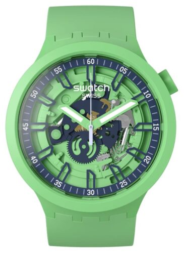 Swatch SB01G101 Big Bold FRESH SQUEEZE Matt Green Watch