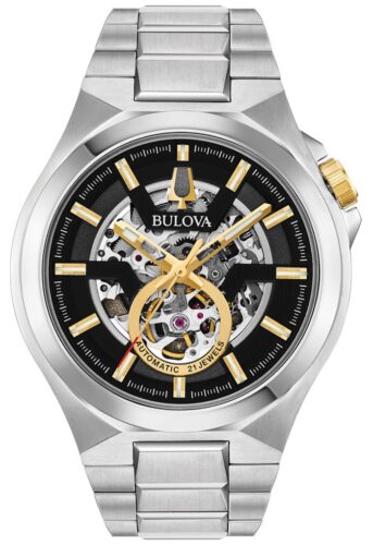 Bulova 98A224 Maquina Men's Stainless Steel Bracelet Watch