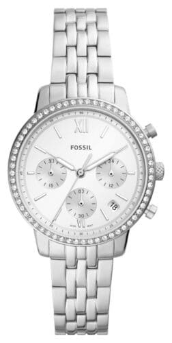 Fossil ES5217 Women's Neutra Silver Chronograph Dial Watch