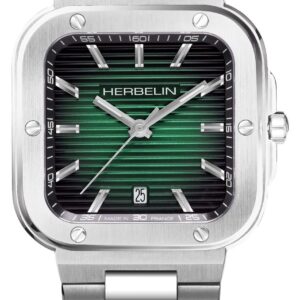 Herbelin 12246B16 Cap Camarat Square Case Green Gradient Watch