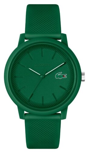 Lacoste 2011170 12.12 Green Dial Green Resin Strap Watch