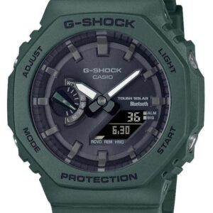 Casio GA-B2100-3AER Men's Bluetooth G-Shock Green Solar Watch