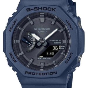 Casio GA-B2100-2AER Men's Bluetooth G-Shock Blue Solar Power Watch