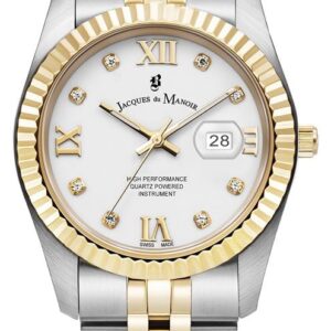 Jacques Du Manoir JWL01305 Inspiration Roman II (34mm) White Watch