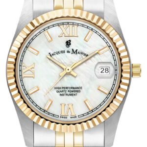 Jacques Du Manoir JWL01303 Inspiration Roman (34mm) White Watch