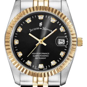 Jacques Du Manoir NRO.19 Inspiration Crystal (36mm) Black Watch