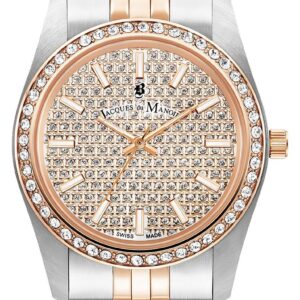 Jacques Du Manoir JWL01104 Inspiration Glamour (34mm) Rose- Watch