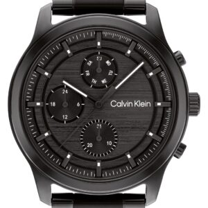 Calvin Klein 25200209 Men's Black Chronograph Dial Black Watch