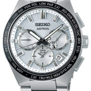 Seiko SSH117J1 Astron √¢¬Ä¬òSunray Silver Lining√¢¬Ä¬ô GPS Solar Watch