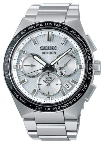 Seiko SSH117J1 Astron √¢¬Ä¬òSunray Silver Lining√¢¬Ä¬ô GPS Solar Watch