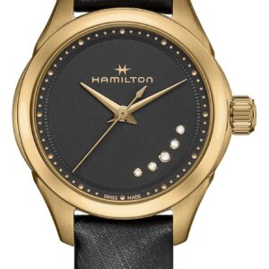 Hamilton H32121430 Jazzmaster Lady Quartz (26mm) Black Dial Watch