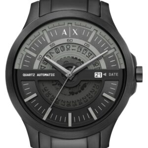 Armani Exchange AX2444 Men's Black Dial Black Stainless Watch