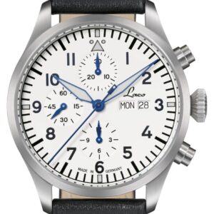 Laco 862153-GERMANDATE Kiel.2 Weiss Automatic Chronograph ( Watch