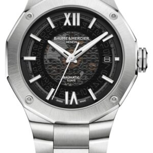 Baume & Mercier M0A10702 Riviera Baumatic 42mm Black Dial / Watch