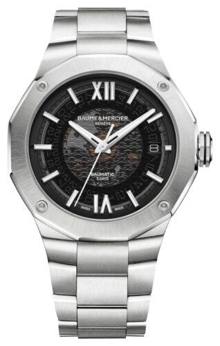 Baume & Mercier M0A10702 Riviera Baumatic 42mm Black Dial / Watch