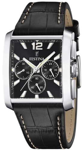 Festina F20636/4 Quartz Chrono (38mm) Black Dial / Black Watch