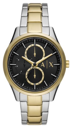 Armani Exchange AX1865 Men's Black Dial Two-Tone Watch