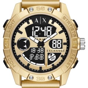 Armani Exchange AX2966 Men's Gold Hybrid Dial Gold Watch