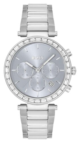 BOSS 1502692 Women's Andra Silver Dial Stainless Steel Watch