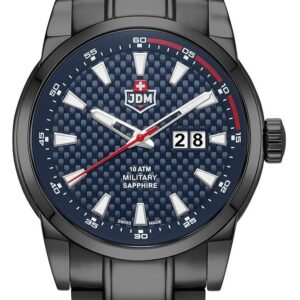 JDM Military JDM-WG013-06 Foxtrot (45mm) Blue Dial / Black Watch