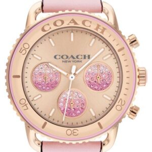 Coach 14504123 Women's Cruiser Rose Gold Dial Pink Watch