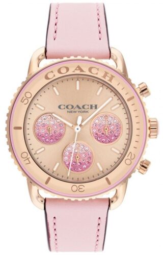 Coach 14504123 Women's Cruiser Rose Gold Dial Pink Watch