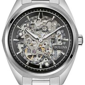 Bulova 96A293 Men's Automatic Skeleton Dial Stainless Watch