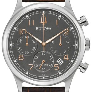 Bulova 96B356 Men's Precisionist Chronograph Grey Dial Watch