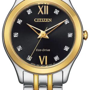 Citizen EM1014-50E Women's Silhouette Diamond Eco-Drive Watch