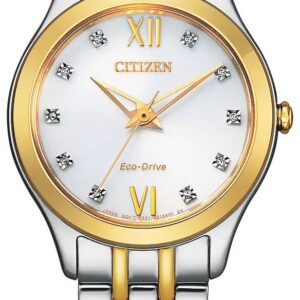 Citizen EM1014-50A Women's Silhouette Diamond Eco-Drive Watch