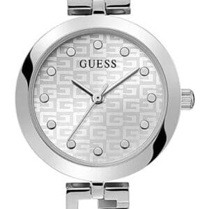 Guess GW0549L1 Women's Silver Logo Dial Stainless Steel Watch