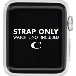 Coach 14700187 Apple Strap (38/40/41MM) Black Leather Watch